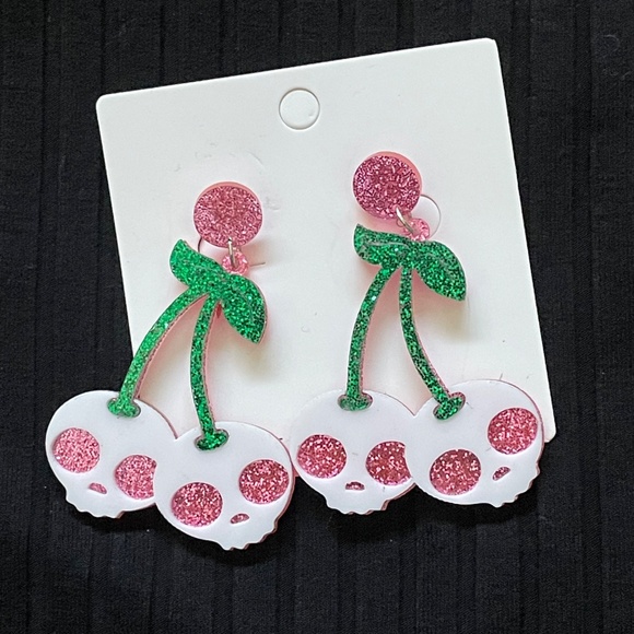 Halloween Pumpkin and Skull Earrings - Picture 2 of 4